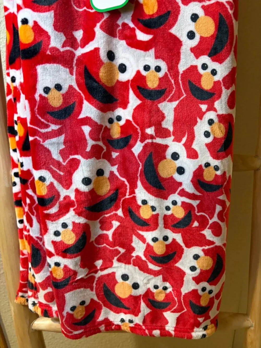 Sesame Street Elmo Decorative Throw Blanket 50x60 Red Plush NWT